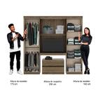 Guarda Roupa Casal 6 Portas 2 Gavetas C/ Painel De Tv