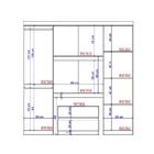 Guarda Roupa Casal 6 Portas 2 Gavetas C/ Painel De Tv