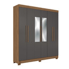 Guarda-Roupa Casal 6 Portas 2 Gavetas Com Espelho 194,40cm To