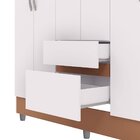 Guarda-roupa Casal 6 Portas 2 Gavetas Com Espelho Ideval Bran