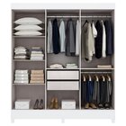 Guarda-roupa Casal 6 Portas 2 Gavetas Com Espelho Santarém Es