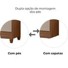 Guarda Roupa Casal 6 Portas 2 Gavetas Com Pés Panamá Moval