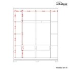 Guarda Roupa Casal 6 Portas 2 Gavetas Facille Albatroz Móveis