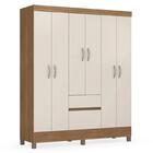 Guarda Roupa Casal 6 Portas 2 Gavetas Flash Ii D02 Amendola/o