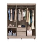 Guarda Roupa Casal 6 Portas 2 Gavetas Flash Ii Demóbile