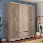 Guarda Roupa Casal 6 Portas 2 Gavetas Flash Ii Demóbile