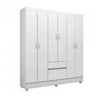 Guarda Roupa Casal 6 Portas 2 Gavetas Flash Ii Demóbile