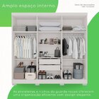Guarda-roupa Casal 6 Portas 2 Gavetas França