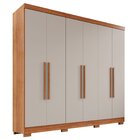 Guarda-roupa Casal 6 Portas 2 Gavetas França