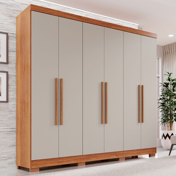Guarda-roupa Casal 6 Portas 2 Gavetas França