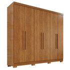 Guarda-roupa Casal 6 Portas 2 Gavetas França Cinamomo