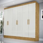 Guarda-roupa Casal 6 Portas 2 Gavetas Gliese Espresso Móveis