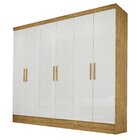 Guarda-roupa Casal 6 Portas 2 Gavetas Gliese Espresso Móveis