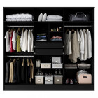 Guarda Roupa Casal 6 Portas 2 Gavetas Gold Fama Móveis