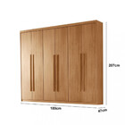 Guarda Roupa Casal 6 Portas 2 Gavetas Hawai Rufato