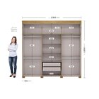 Guarda Roupa Casal 6 Portas 2 Gavetas Itá Espresso Móveis Mar