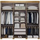 Guarda Roupa Casal 6 Portas 2 Gavetas Itá Espresso Móveis Mar