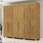 Guarda-roupa Casal 6 Portas 2 Gavetas Itá Espresso Móveis Mar
