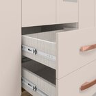 Guarda Roupa Casal 6 Portas 2 Gavetas Itapema  Teka/champagne