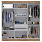 Guarda Roupa Casal 6 Portas 2 Gavetas Londres Maxel Móveis