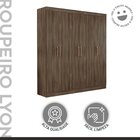 Guarda Roupa Casal 6 Portas 2 Gavetas Lyon Conquista Móveis C