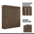 Guarda Roupa Casal 6 Portas 2 Gavetas Lyon Conquista Móveis C