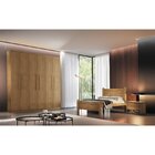 Guarda-roupa Casal 6 Portas 2 Gavetas Mdf Dinamarca Imbuia