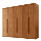 Guarda Roupa Casal 6 Portas 2 Gavetas Mdf Veracruz  Naturalle