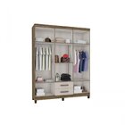 Guarda Roupa Casal 6 Portas 2 Gavetas Modena Incorplac Teka/c