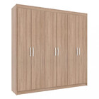 Guarda Roupa Casal 6 Portas 2 Gavetas Montreal Evidência
