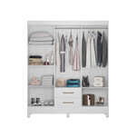 Guarda Roupa Casal 6 Portas 2 Gavetas Panamá Moval