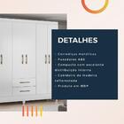 Guarda Roupa Casal 6 Portas 2 Gavetas Panamá Moval