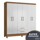 Guarda Roupa Casal 6 Portas 2 Gavetas Panamá Moval