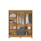 Guarda Roupa Casal 6 Portas 2 Gavetas Panamá Moval