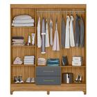 Guarda Roupa Casal 6 Portas 2 Gavetas Panamá Moval