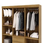 Guarda-roupa Casal 6 Portas 2 Gavetas Panama Nature