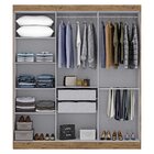 Guarda-roupa Casal 6 Portas 2 Gavetas Paris Espresso Móveis I