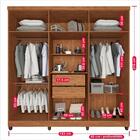 Guarda-roupa Casal 6 Portas 2 Gavetas Porto Imop Cinamomo/off