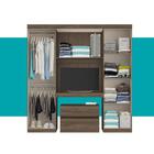 Guarda Roupa Casal 6 Portas 2 Gavetas Porto Legno Com Painel