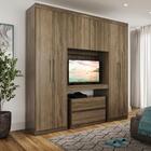 Guarda Roupa Casal 6 Portas 2 Gavetas Porto Legno Com Painel