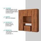 Guarda Roupa Casal 6 Portas 2 Gavetas Porto Native Carraro