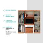 Guarda Roupa Casal 6 Portas 2 Gavetas Porto Native Carraro