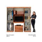 Guarda Roupa Casal 6 Portas 2 Gavetas Porto Native Carraro