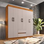 Guarda Roupa Casal 6 Portas 2 Gavetas Porto Sallêto Móveis Ci