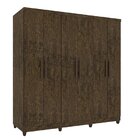 Guarda Roupa Casal 6 Portas 2 Gavetas Porto Wengue