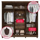 Guarda Roupa Casal 6 Portas 2 Gavetas Porto Wengue