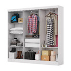 Guarda Roupa Casal 6 Portas 2 Gavetas Reis