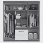 Guarda Roupa Casal 6 Portas 2 Gavetas Santiago Doripel