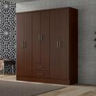 Guarda Roupa Casal 6 Portas 2 Gavetas Tabaco Carraro