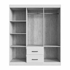 Guarda Roupa Casal 6 Portas 2 Gavetas Texas Doripel